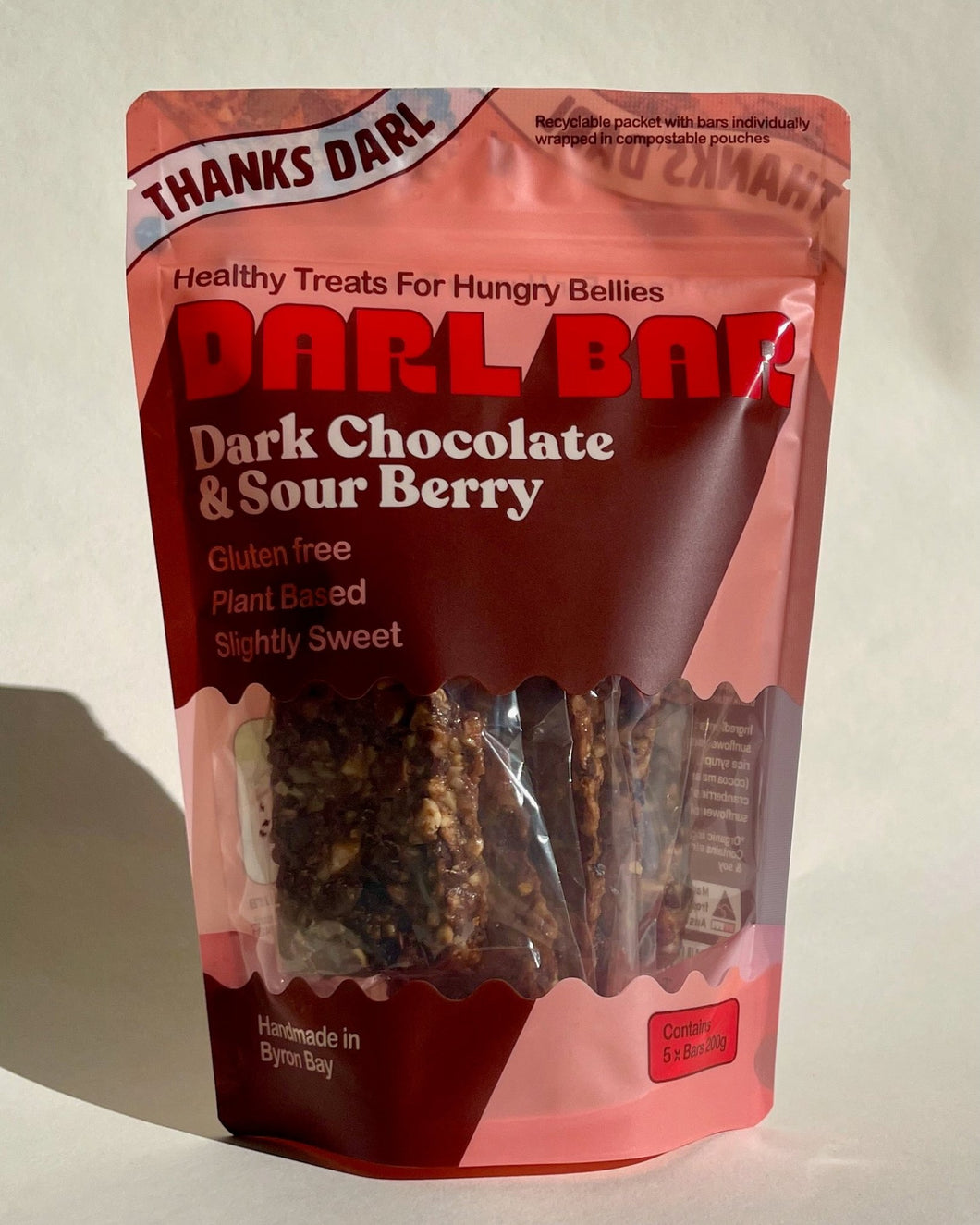 Darl Bars - Dark Chocolate & Sour Berry